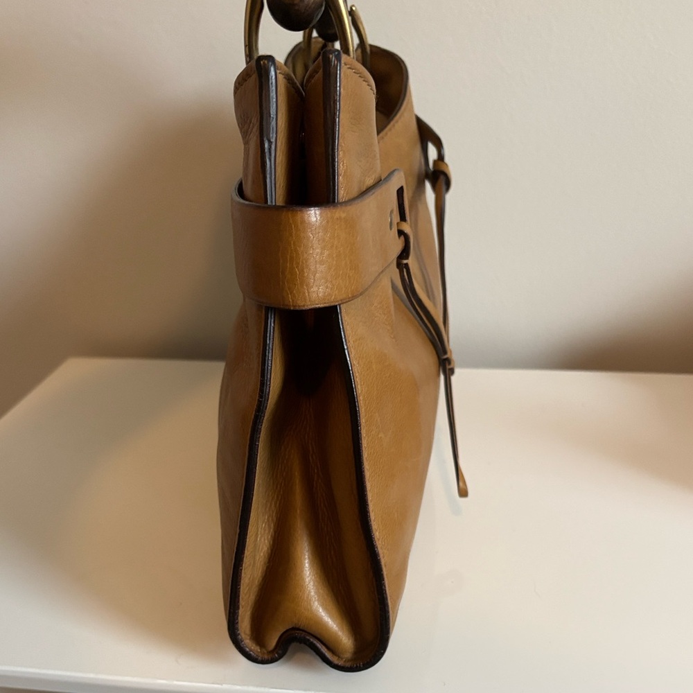 Gucci Bamboo Handle Leather Bag - Picture 6 of 16
